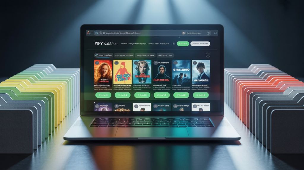 YIFY Subtitles homepage and movie subtitle search